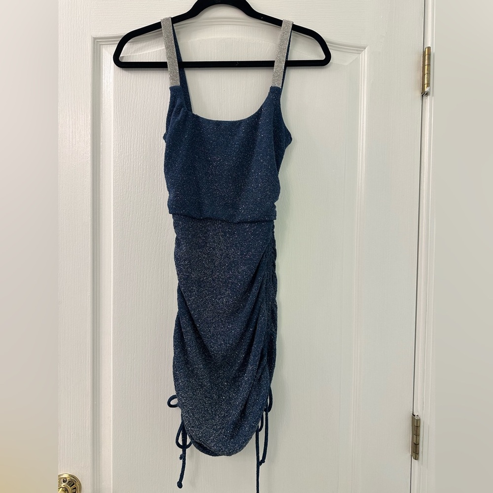 DARK BLUE SPARKLE DRESS
